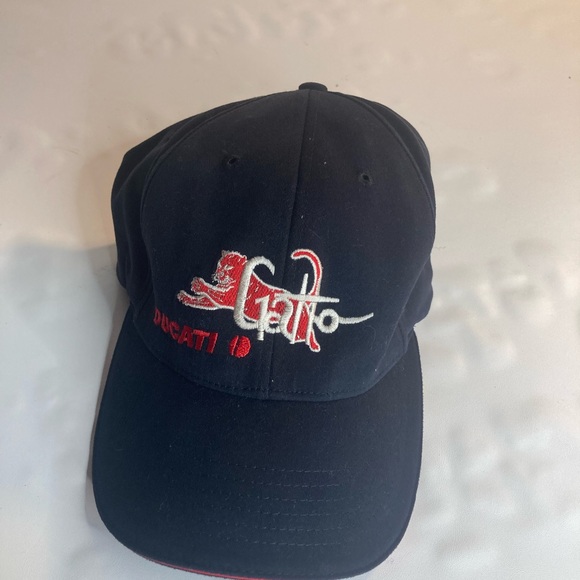 Gatto Ducati baseball one size fits most cap - Picture 1 of 3